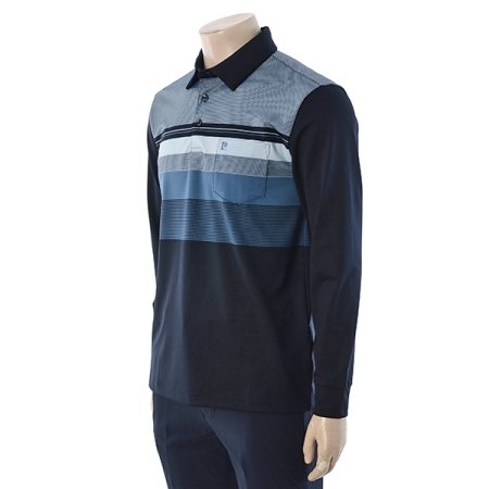 스퀘어 조직 스트라이프 티셔츠