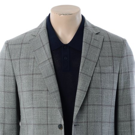 윈도우체크 노멀핏 자켓