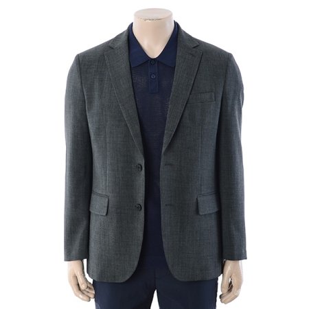 투톤 멜란지 슬림핏 자켓