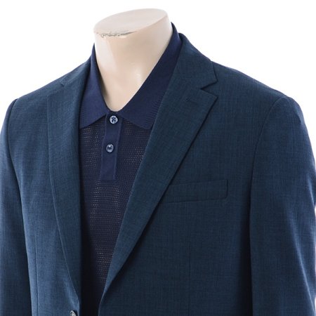 투톤 멜란지 슬림핏 자켓