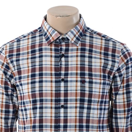 빅체크 써커 노멀핏 셔츠