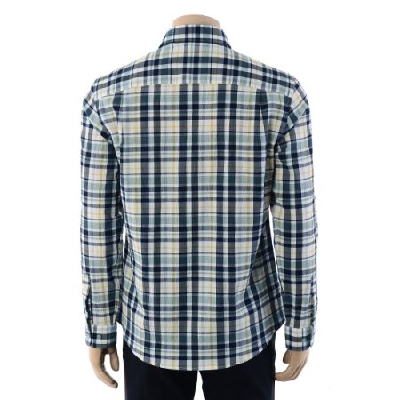 빅체크 써커 노멀핏 셔츠