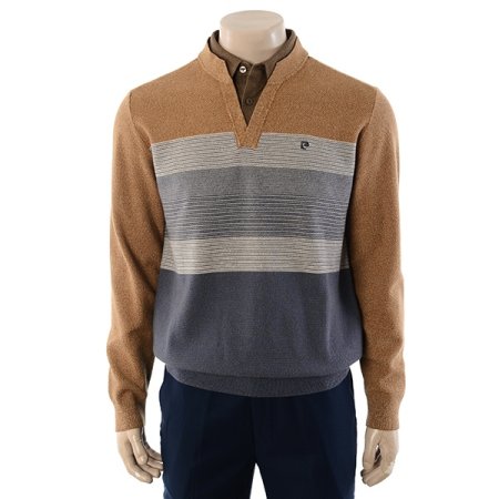 컬러 블럭 레이어드 니트