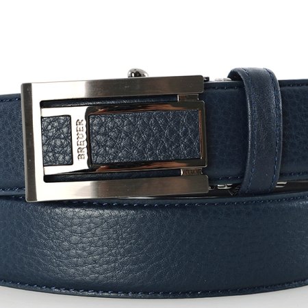 브로이어 블루 자동 벨트 네이비