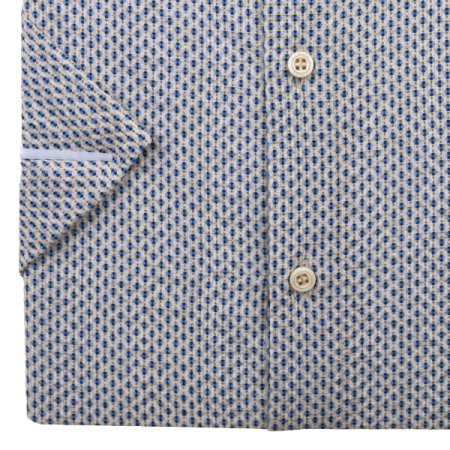 여름용 폴리 져지 프린트 반팔 일반핏