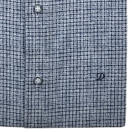 폴리써커 체크 프린트 반팔 일반핏