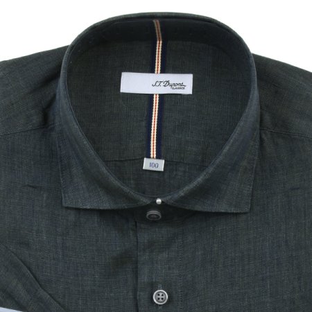 빈티지 린넨 반팔 슬림핏