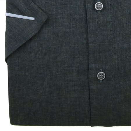 빈티지 린넨 반팔 슬림핏