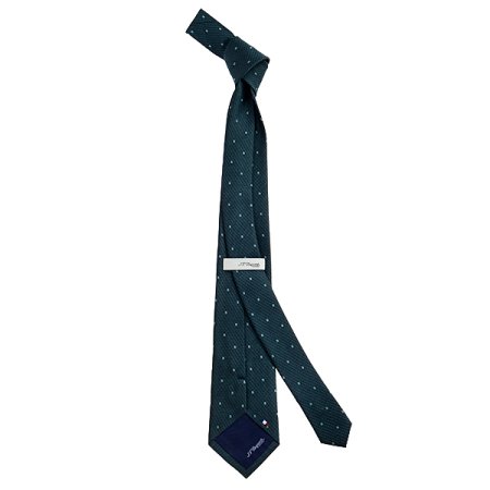 D로고가 잔잔하게 배열된 로고넥타이