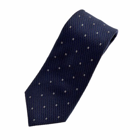 D로고가 잔잔하게 배열된 로고넥타이