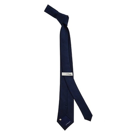 사선 조직과 라인이 믹스된 슬림 타이