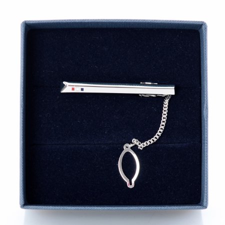 브로이어 블루 넥타이핀