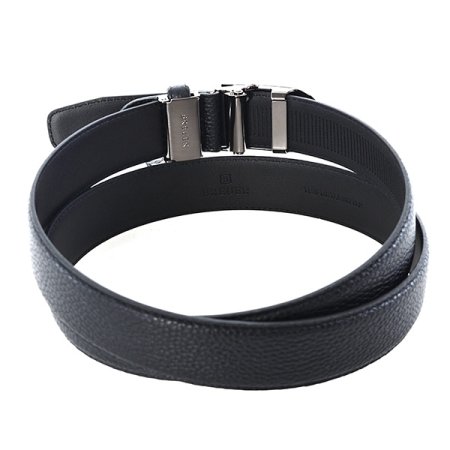 브로이어 블루 소가죽 자동벨트 블랙