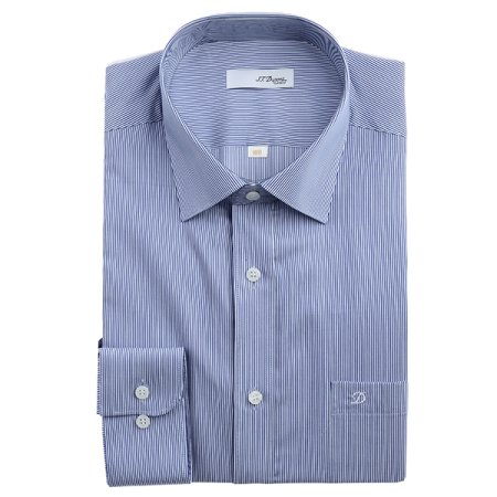 120수 세번수의 잔스트라이프 셔츠