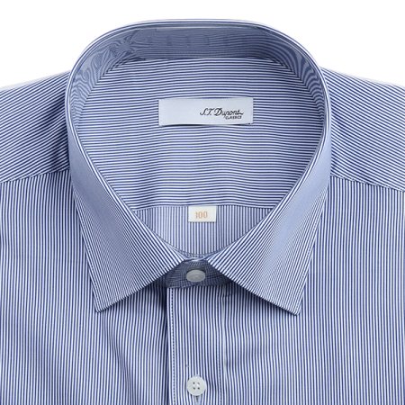 120수 세번수의 잔스트라이프 셔츠