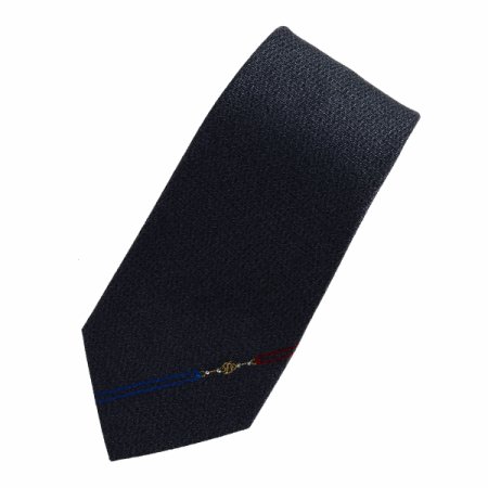 듀퐁D로고삼색 원포인트 된 타이