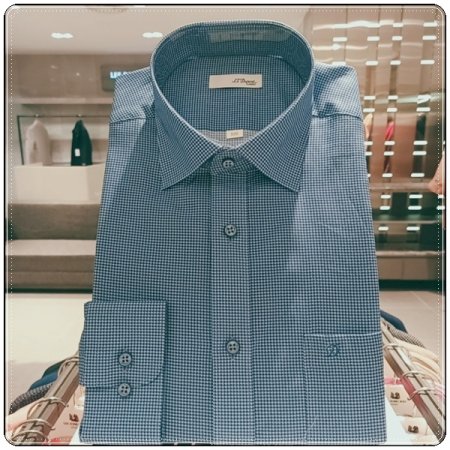 미니멀한 하운드투스 체크 셔츠