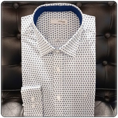 불가사리 모티브패턴을 프린트한 셔츠