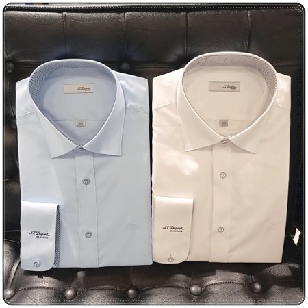 트윌소재를 사용한 기본 컴포터블 셔츠