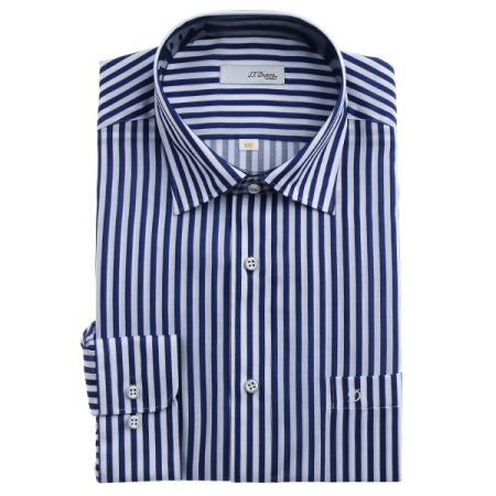 굵은 런던스트라이프 모티브원단셔츠