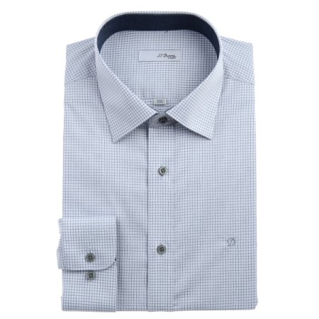 스판소재의 슬림체크셔츠