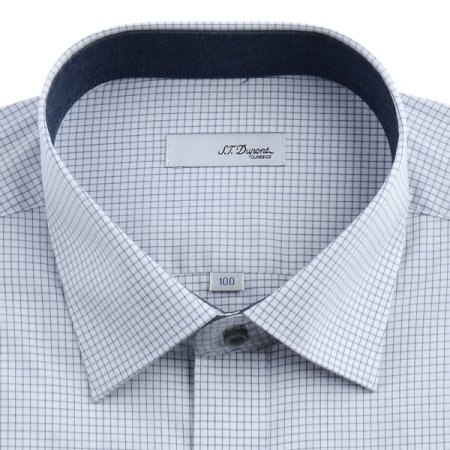 스판소재의 슬림체크셔츠