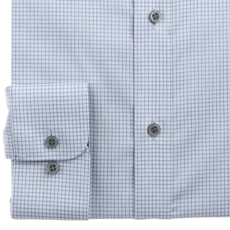 스판소재의 슬림체크셔츠