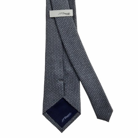 금속 삼색장식이 포인트된 솔리드 타이