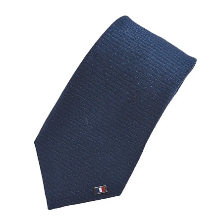 하단의 금속 삼색장식이 포인트된타이