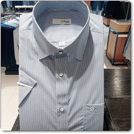 스트레치 소재를 사용한 기본셔츠