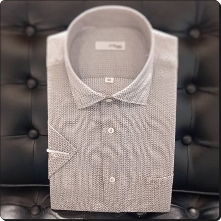 시원한 폴리써커 반팔프린트 셔츠