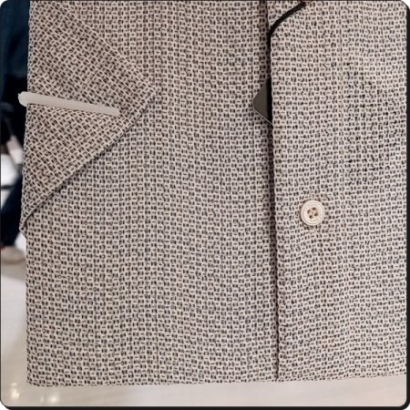 시원한 폴리써커 반팔프린트 셔츠