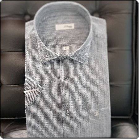 시원한 폴리써커 반팔프린트 셔츠