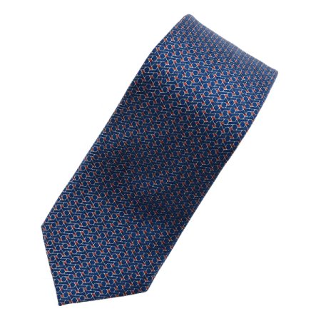 기하학패턴에 그라데이션 컬러 나염타이