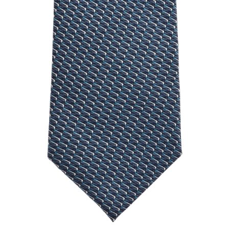 잔잔한 기하학 바닥패턴에 선명한타이