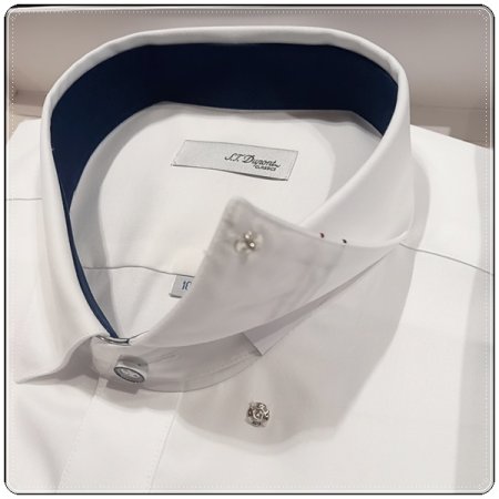 듀퐁 면혼방 트윌소재 반소매슬림핏셔츠