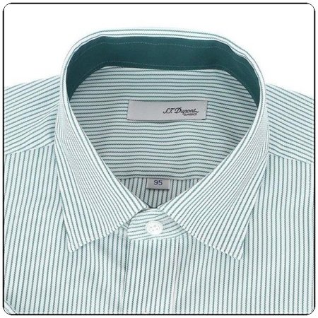 스트라이프 반소매슬림핏셔츠