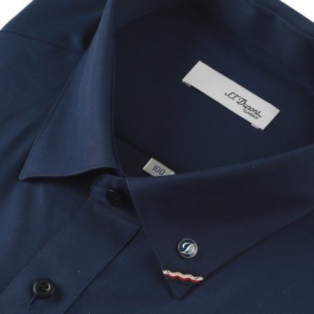 면혼방 트윌소재 반소매 슬림핏셔츠