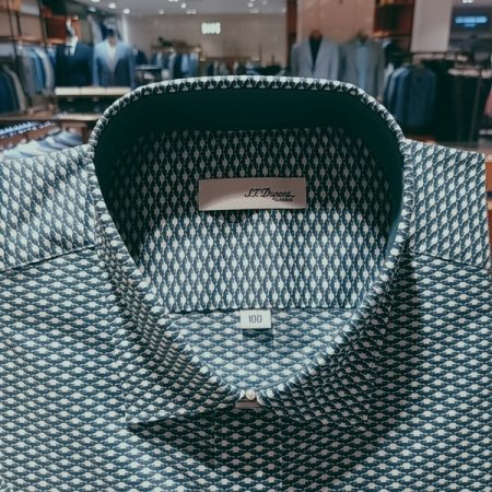 박쥐베트맨모티브 프린트뉴화이트셔츠