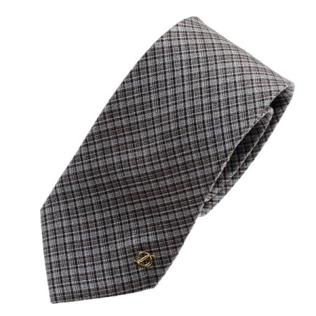 린넨 라이크한 조직감이돋보이는체크타이