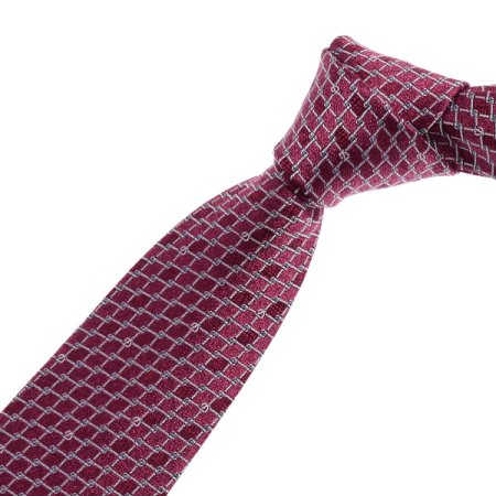 듀퐁만의 D로고 기하학 패턴타이