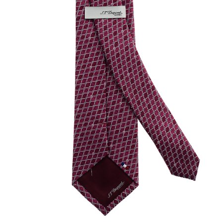 듀퐁만의 D로고 기하학 패턴타이