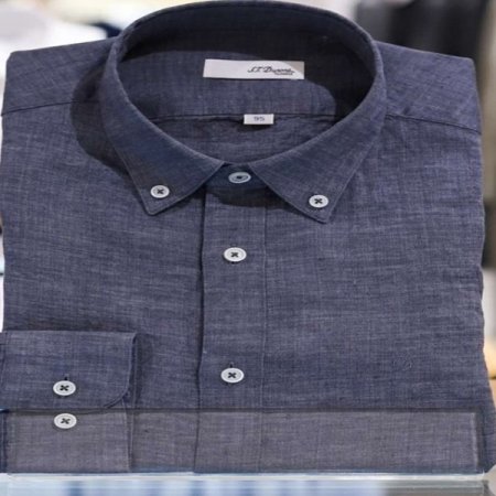 긴팔 신캐주얼 마소재 그레이 남방셔츠