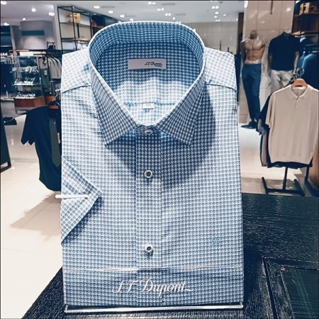 스트래치 캐주얼 반팔슬림핏셔츠