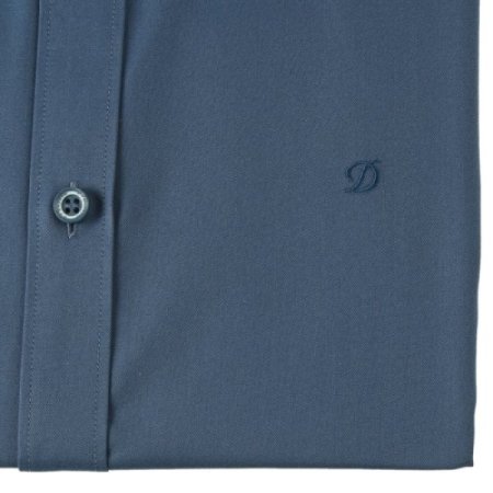 반팔 등중앙 소매 삼색 자수 슬림핏