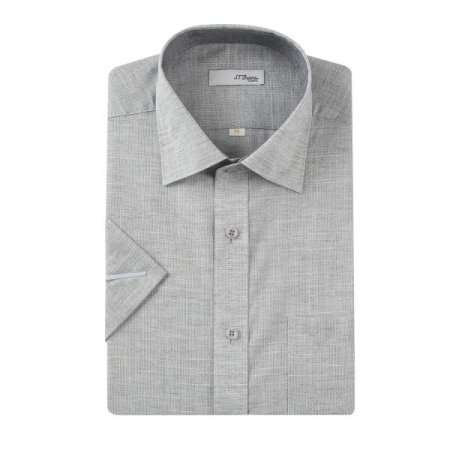 린넨믹스 도비 패턴 일반핏 반소매