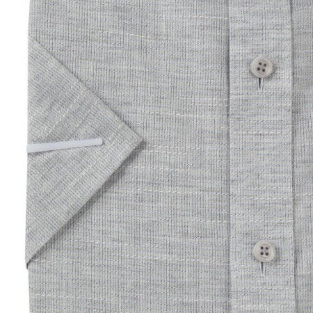 린넨믹스 도비 패턴 일반핏 반소매