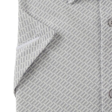 시원한 촉감의 폴리써커 프린트셔츠