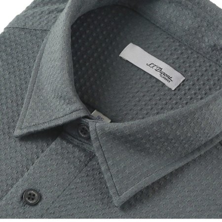 빈티지한 컬러감의 저지 원단 남방