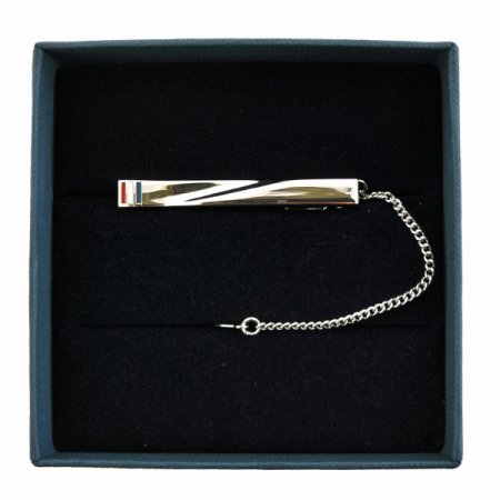 브로이어 블루 넥타이핀